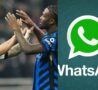 Lautaro-Thuram e logo whatsapp