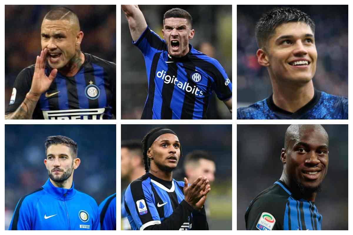 Correa, Kondogbia, Nainggolan, Gosens, Gagliardini e Lazaro