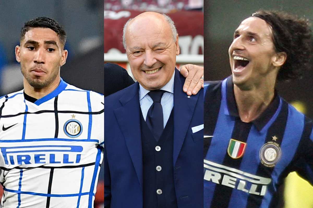 Hakimi, Marotta e Ibra