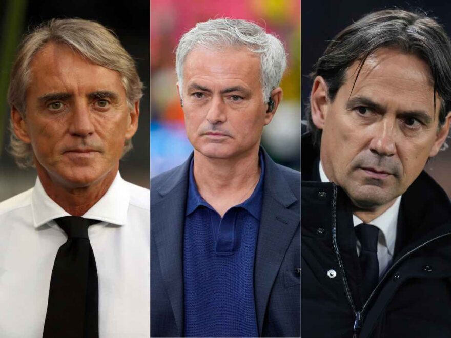 Mancini, Mourinho e Inzaghi