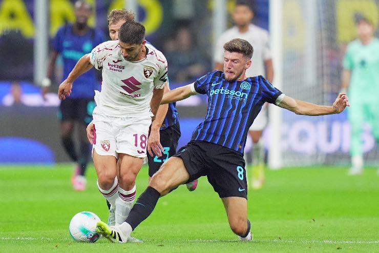 Sucic su azione contro il Torino