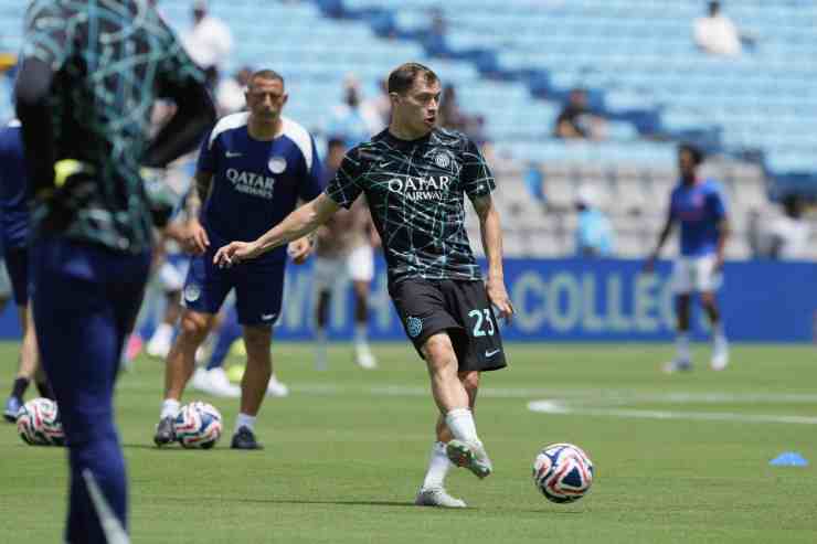 Barella in campo