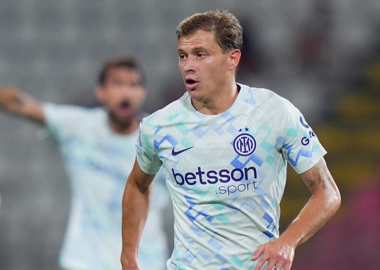 Barella in azione