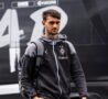 Chiarodia prima di una partita del Borussia
