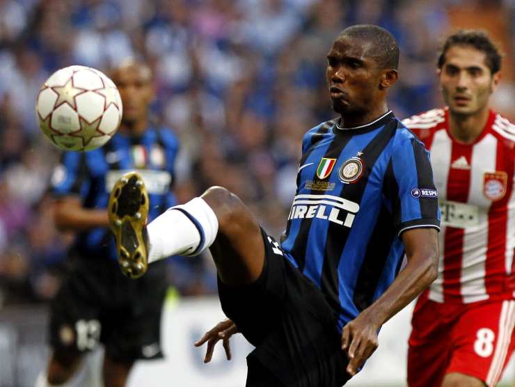 Eto'o contro il Bayern