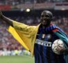 Eto'o festeggia la vittoria della Champions