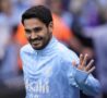 Gundogan prima di una partita del Manchester City