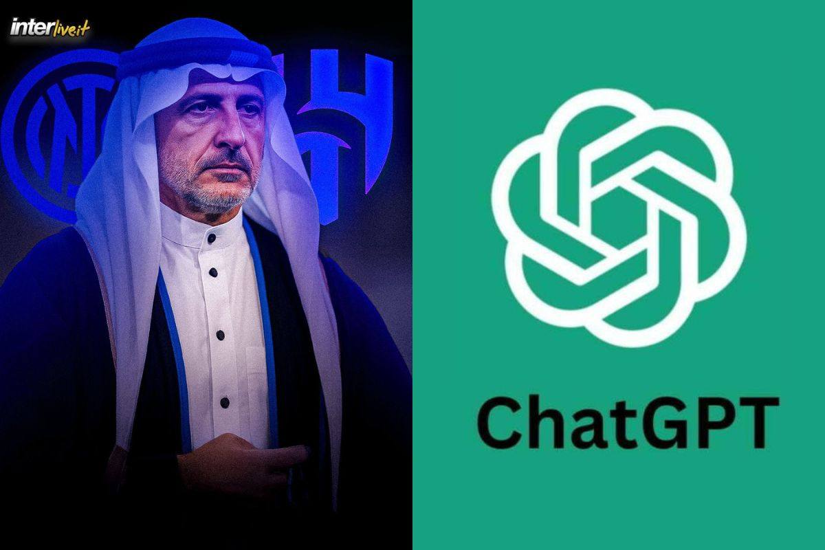 Ausilio vestito da arabo e il logo di ChatGPT