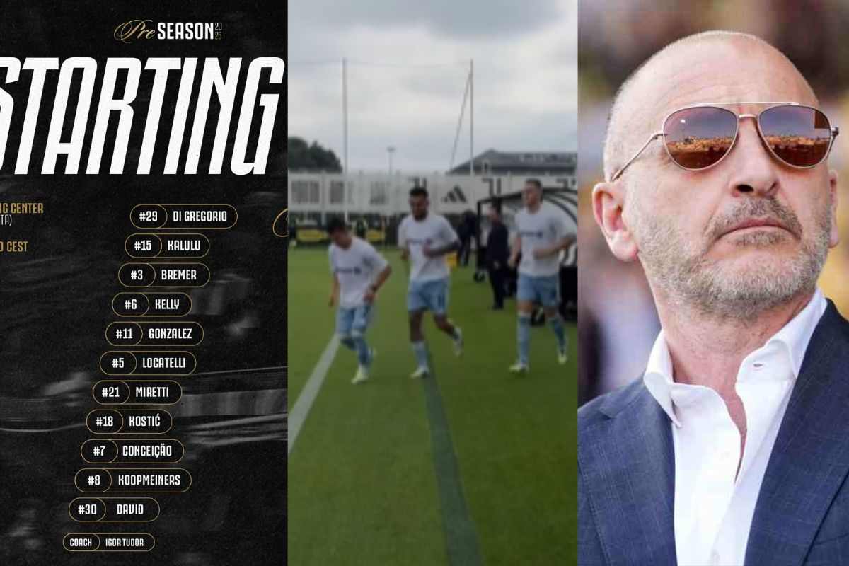 Ausilio e formazioni Juventus-Reggiana