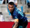 Lautaro durante una gara dell'Inter