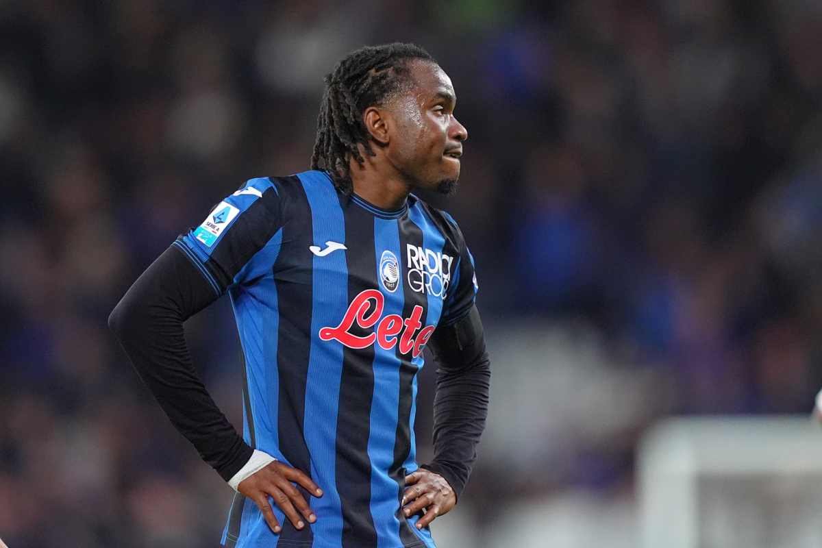 Lookman con l'Atalanta