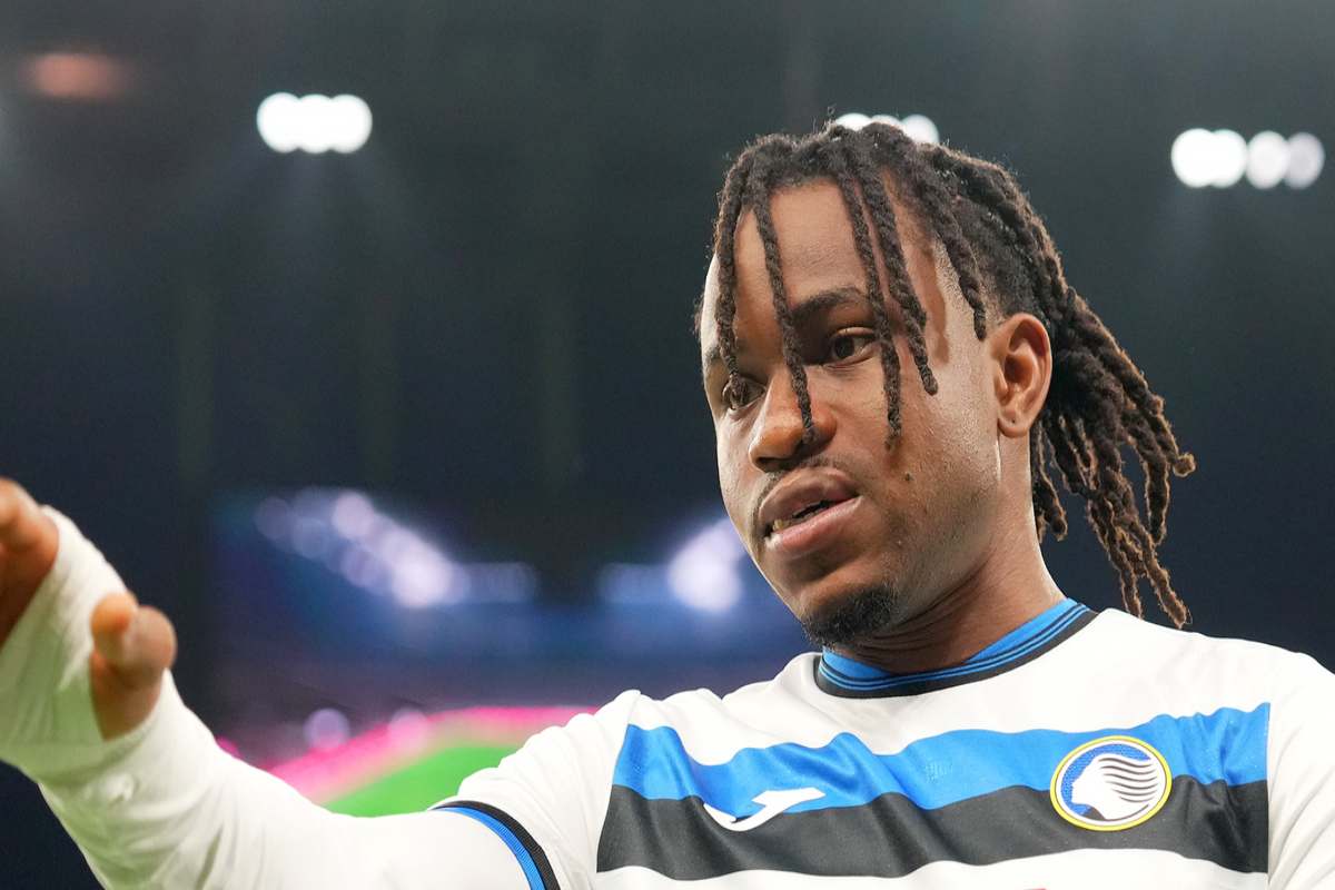 Lookman durante una partita dell'Atalanta