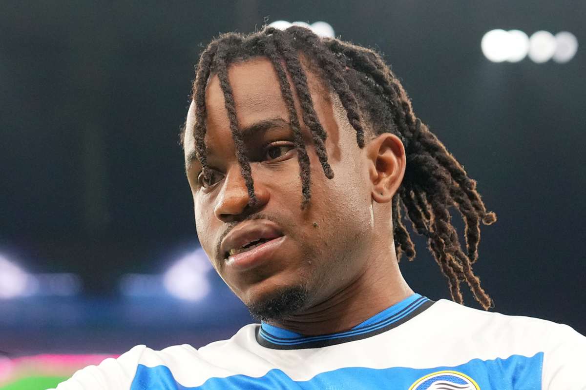 Lookman durante una partita dell'Atalanta