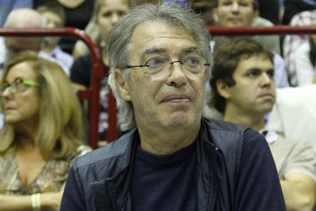 Moratti in primo piano