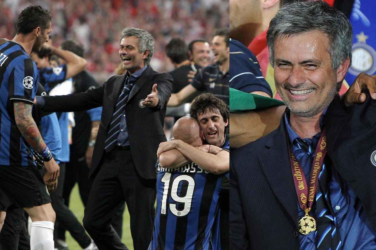 Mourinho e il Triplete Inter