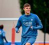 Palacios in allenamento