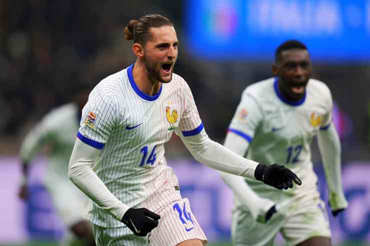 Rabiot con la Francia