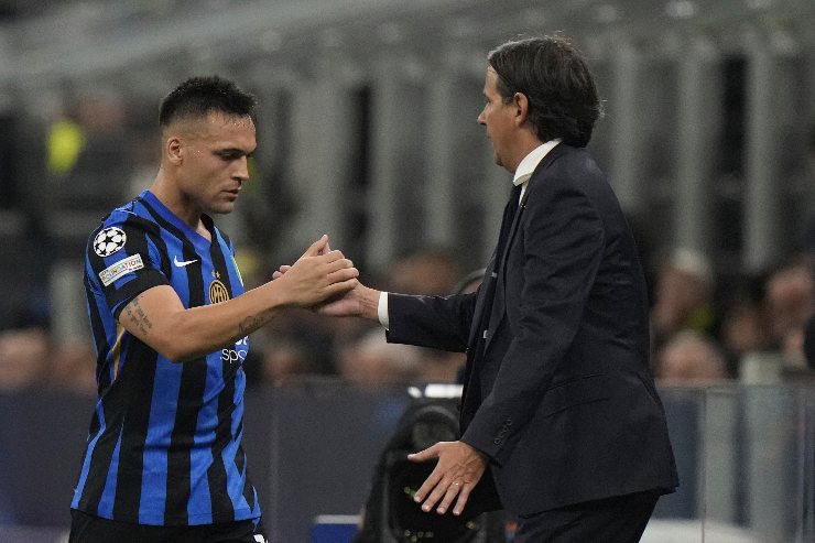 Inzaghi da la mano a Lautaro