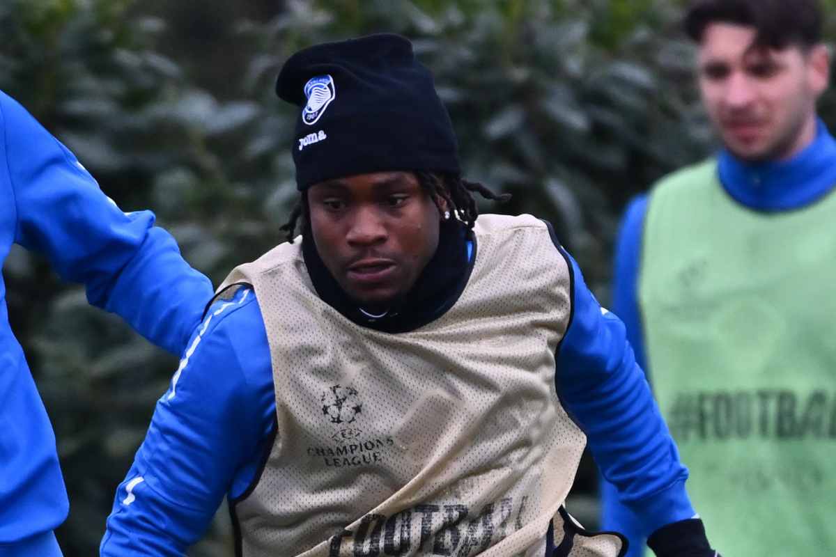 Lookman in allenamento