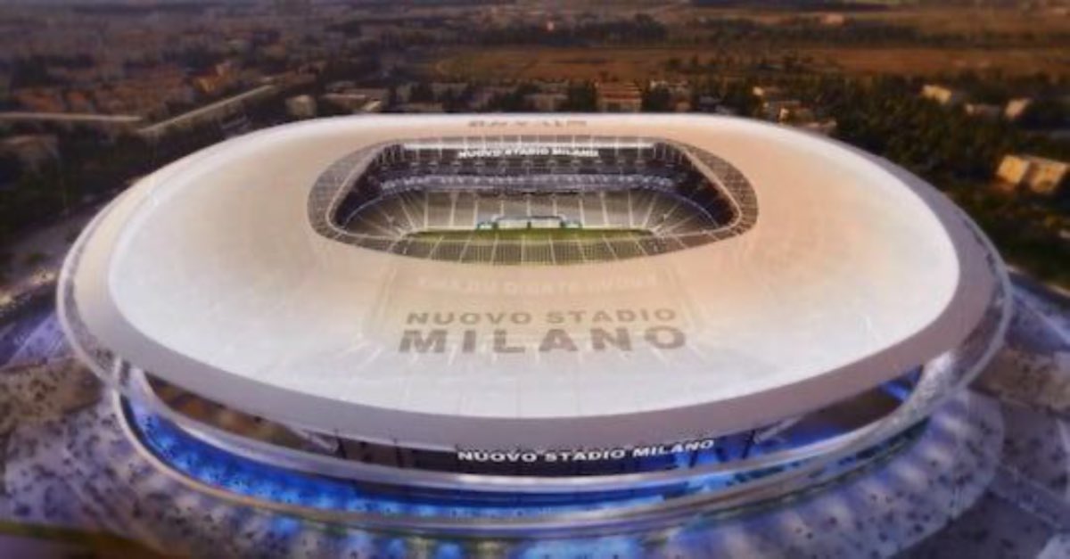 Render del nuovo stadio di Milano di Inter e Milan 