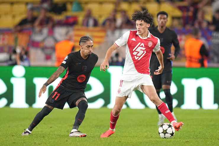Akliouche con il Monaco