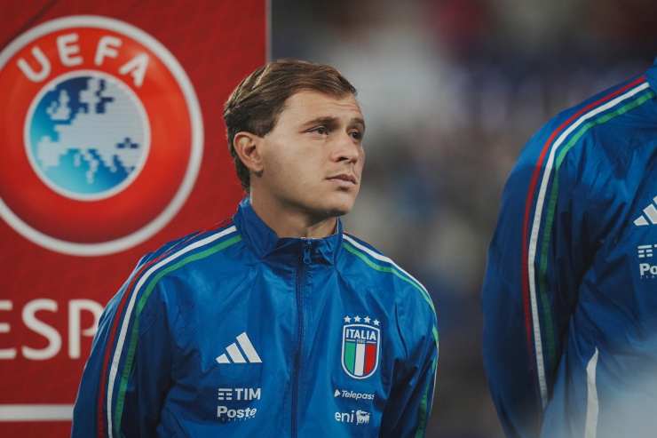 Barella con l'Italia