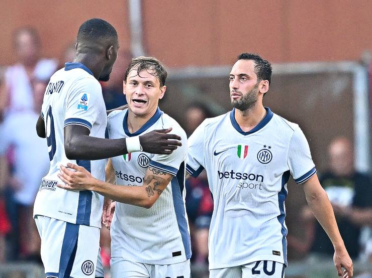 Barella, Calhanoglu e Thuram