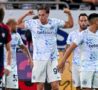 Esposito esulta durante Cagliari-Inter