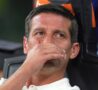 Chivu in panchina durante una partita dell'Inter