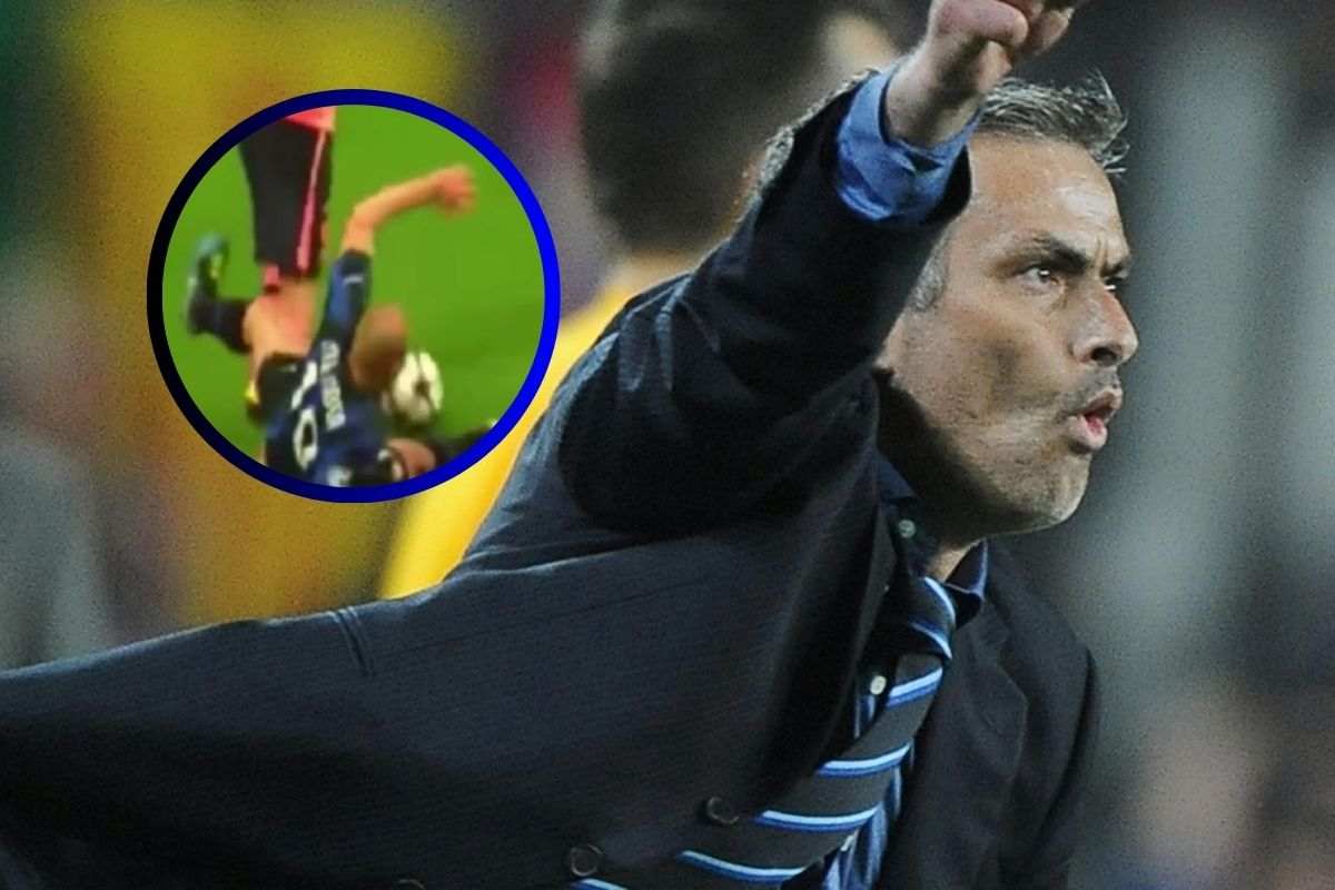 Barcellona-Inter, Mourinho esulta al Camp Nou