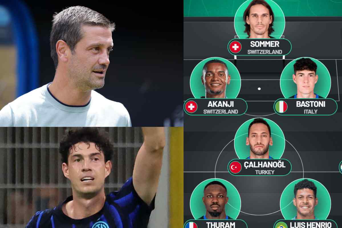 Inter Bastoni difesa a quattro