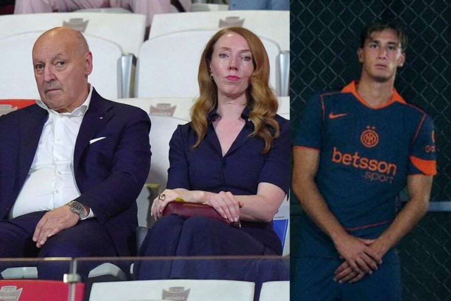 Marotta, Ralph ed Esposito con la terza maglia dell'Inter