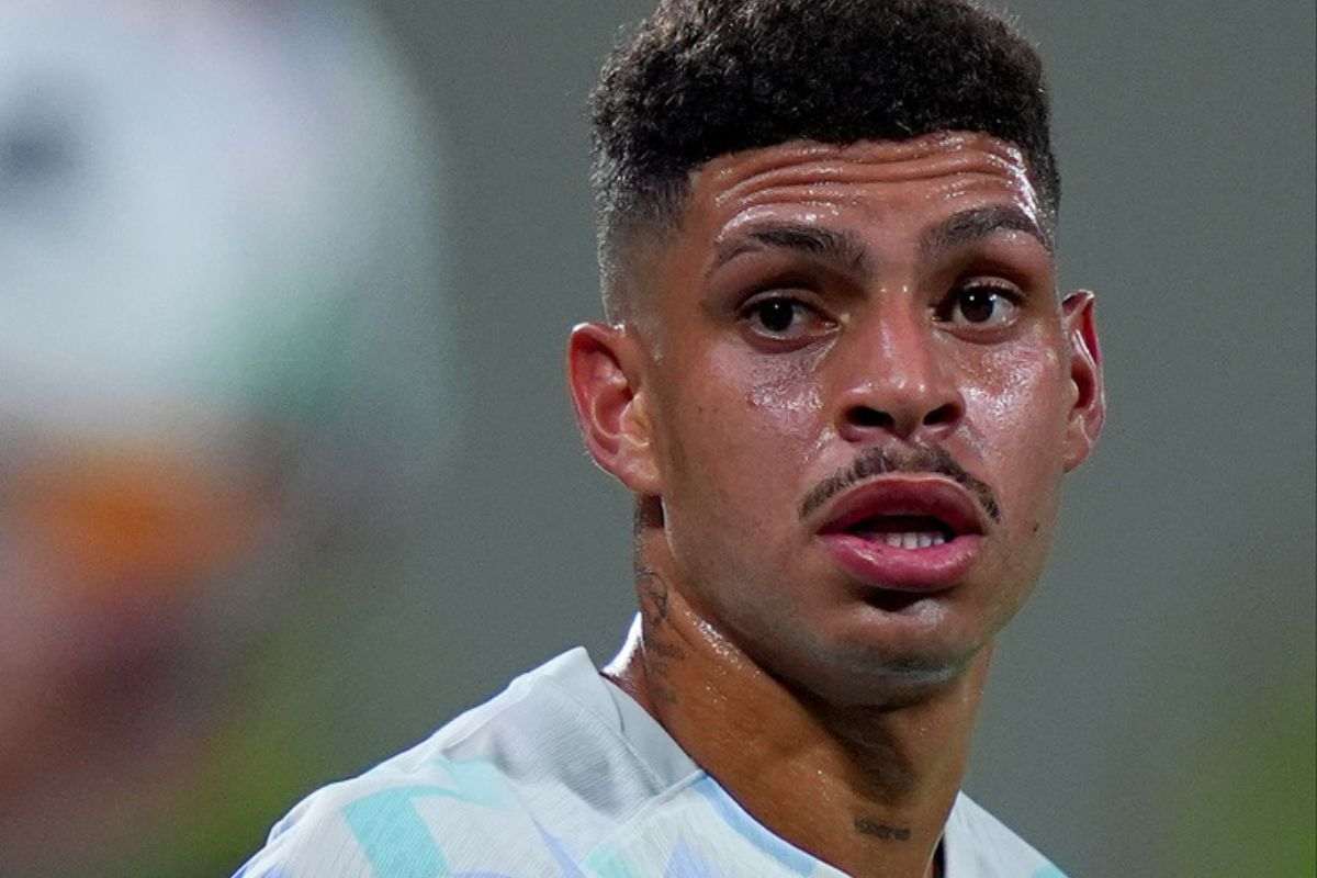 Primo piano Luis Henrique durante una partita dell'Inter