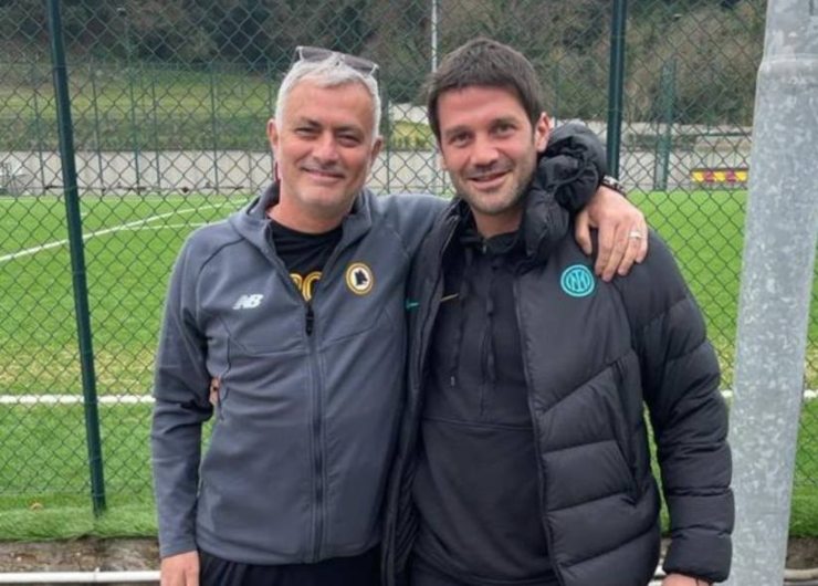 Mourinho e Chivu 