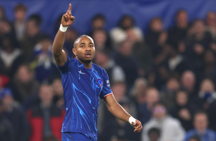 Nkunku con la maglia del Chelsea