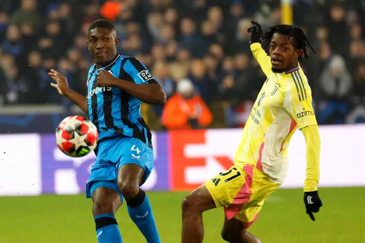Ordonez in campo con il Brugge