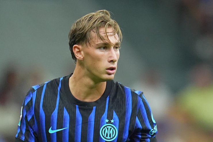 Pio Esposito durante Inter-Torino