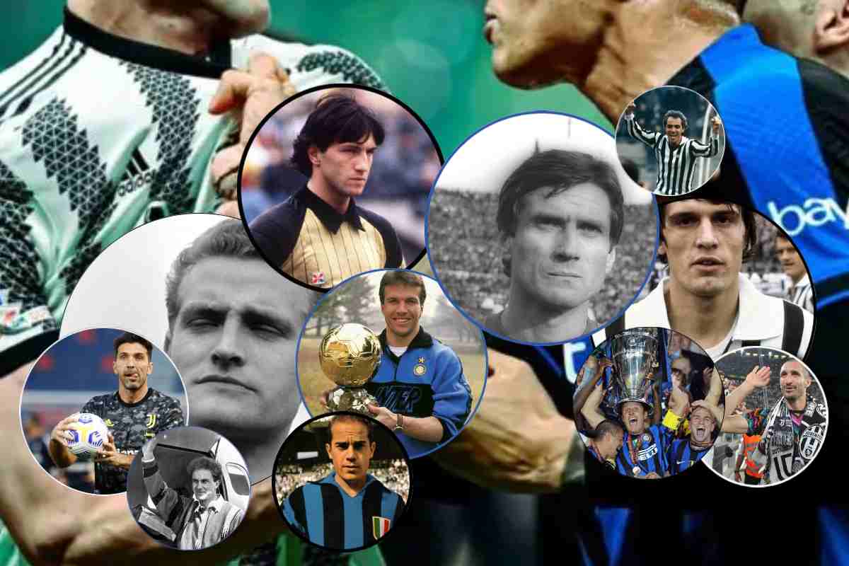 Calciatori storici dell'Inter e della Juve
