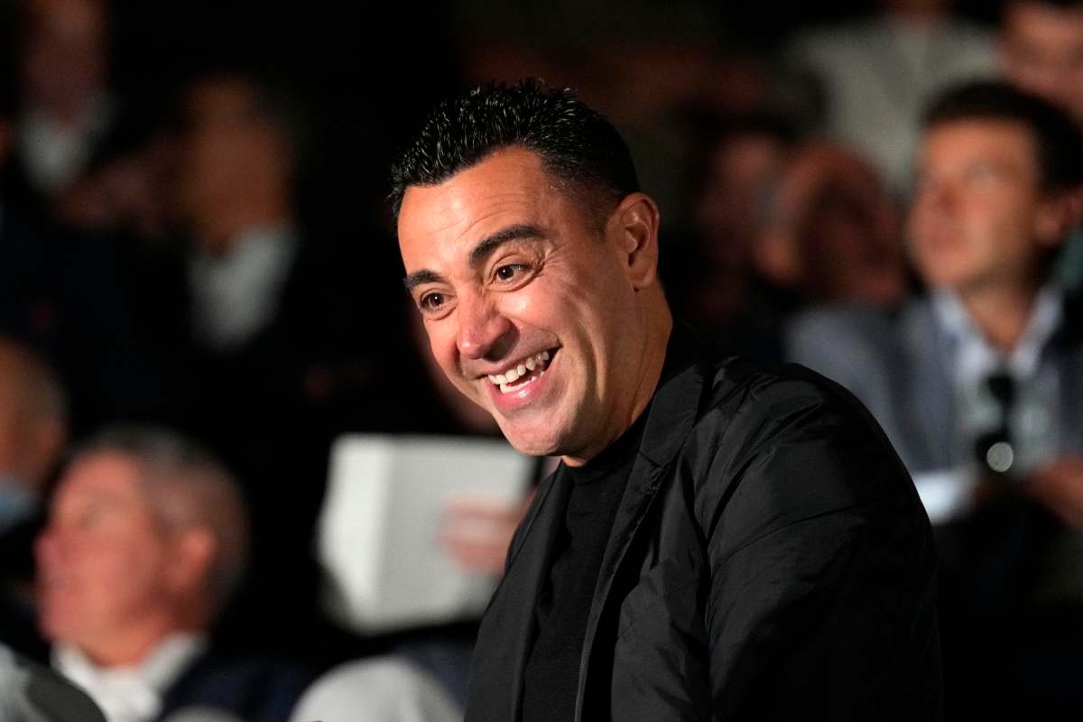 Xavi sorride
