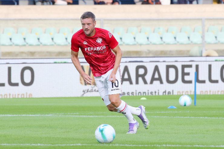 Vardy in allenamento