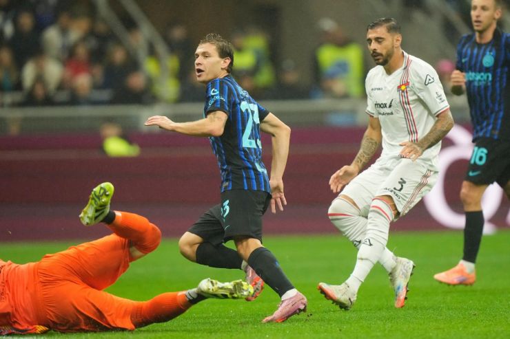 Barella a segno in Inter-Cremonese 