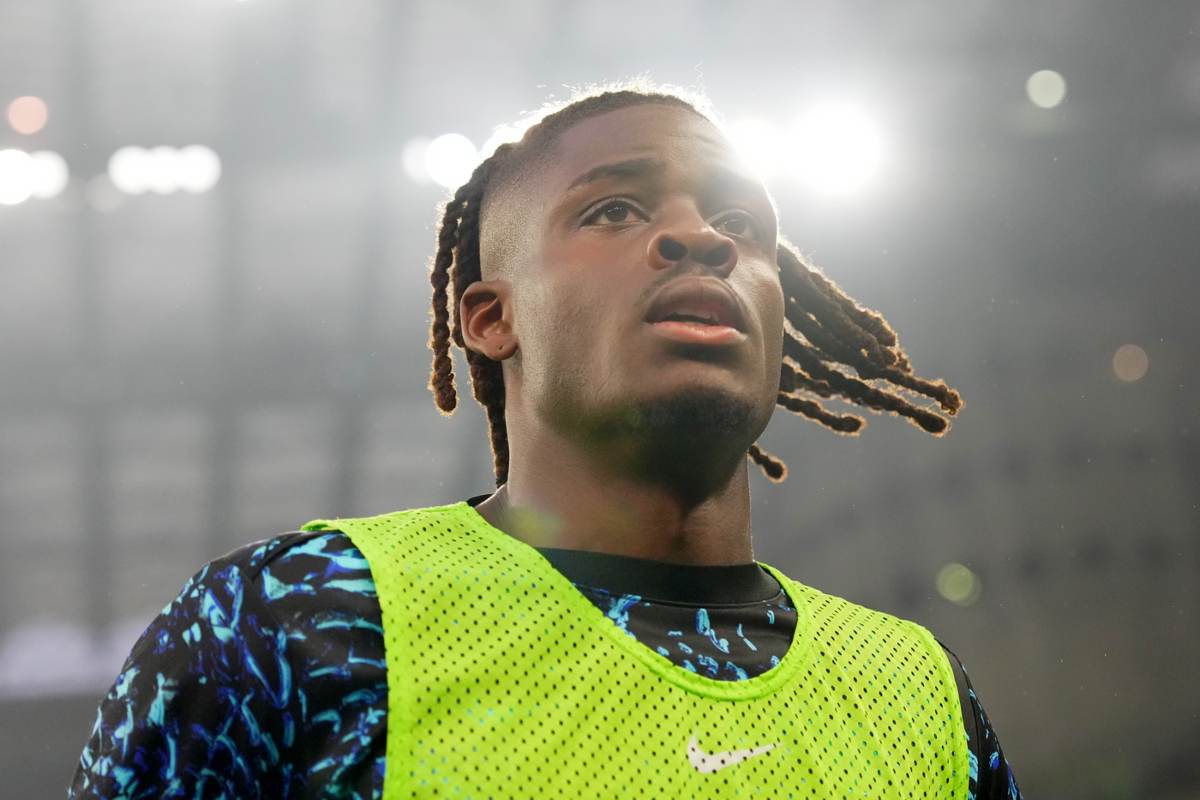 Bisseck prima di una partita dell'Inter