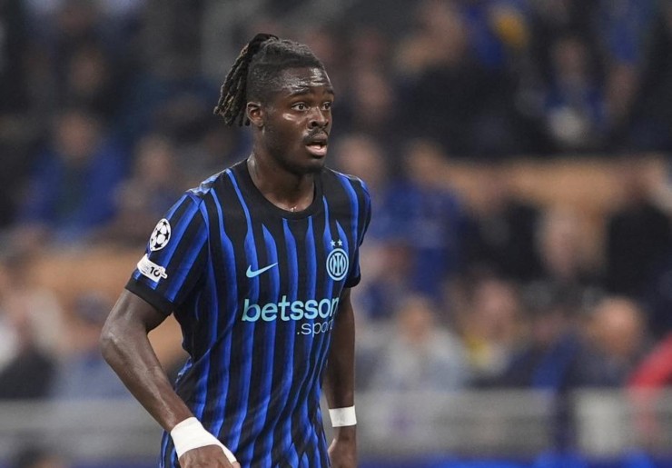 Bisseck in azione con l'Inter