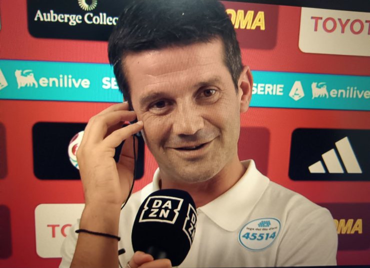 Chivu a Dazn dopo Roma-Inter
