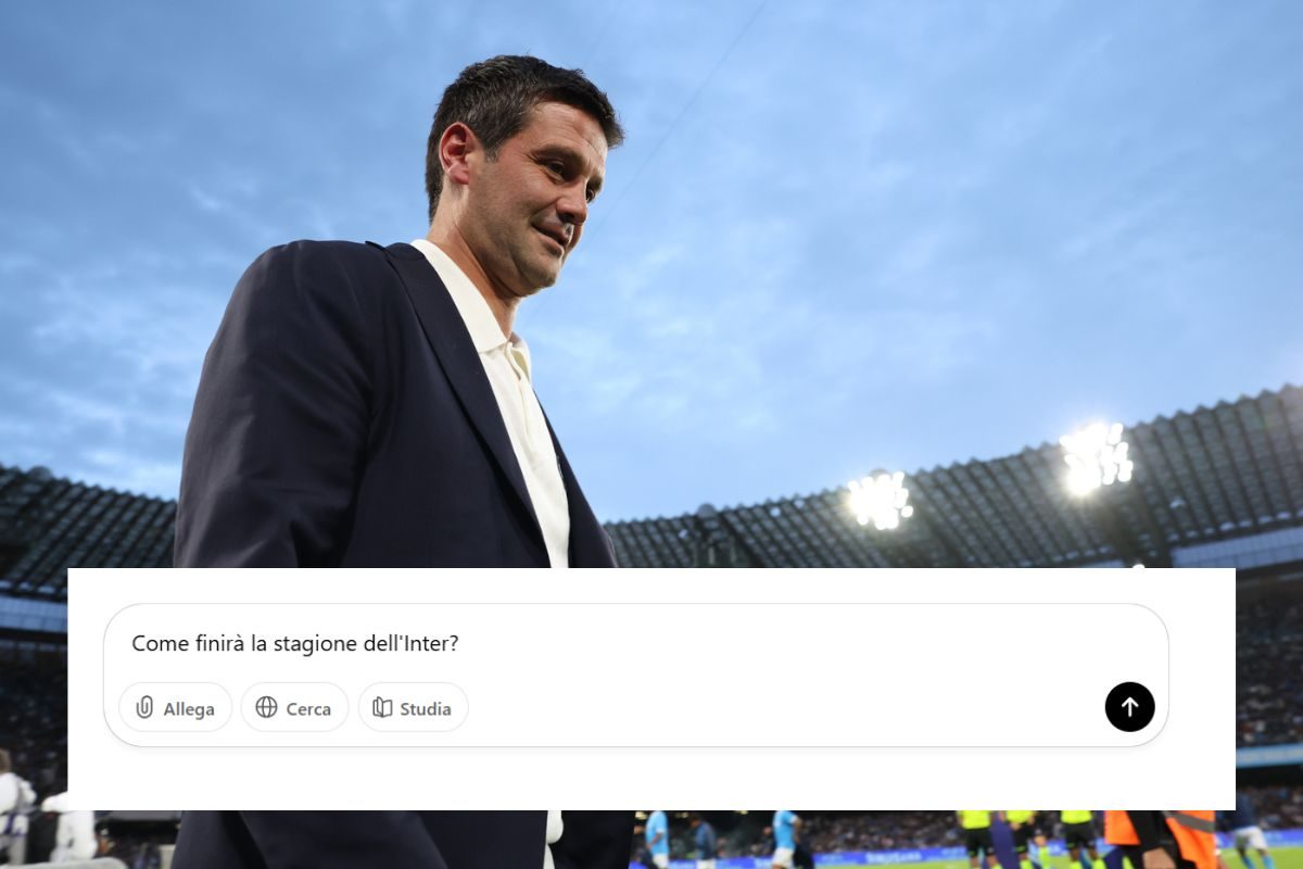 Chivu e la domanda fatta a ChatGPT