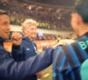 Chivu con Bastoni durante Inter-Cremonese
