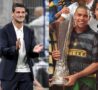 Chivu e Ronaldo con la Coppa Uefa nel 1998
