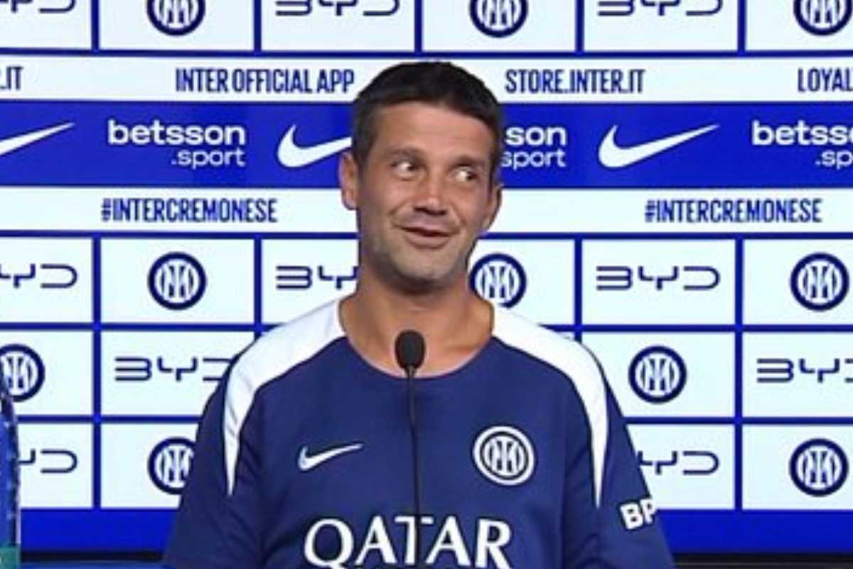 Chivu ride in conferenza stampa