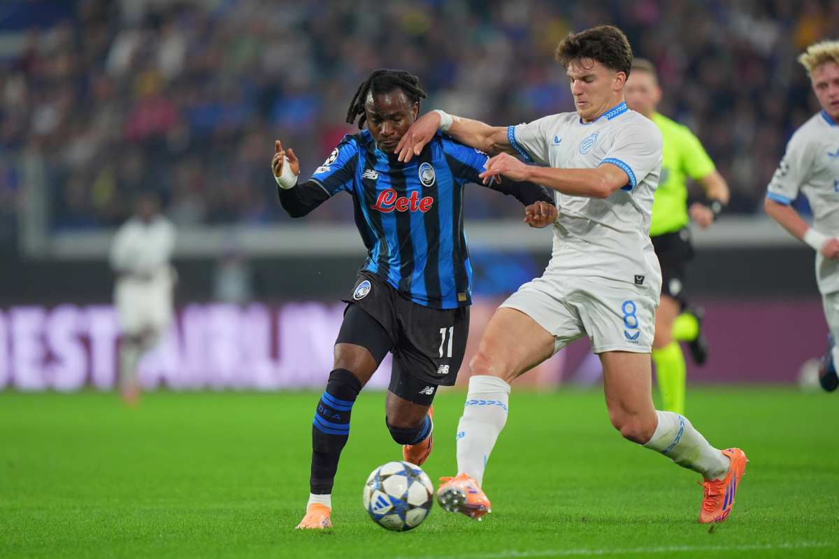 Lookman in Atalanta-Brugge