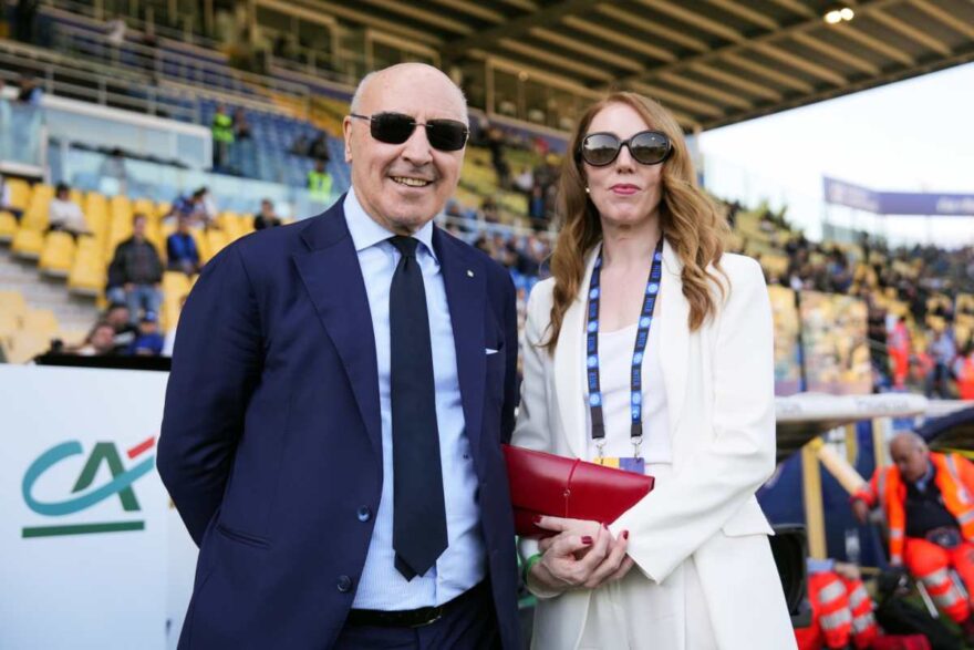 Beppe Marotta e Katherine Ralph al Tardini di Parma